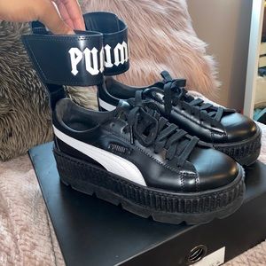 Fenty Puma ankle strap platform sneakers